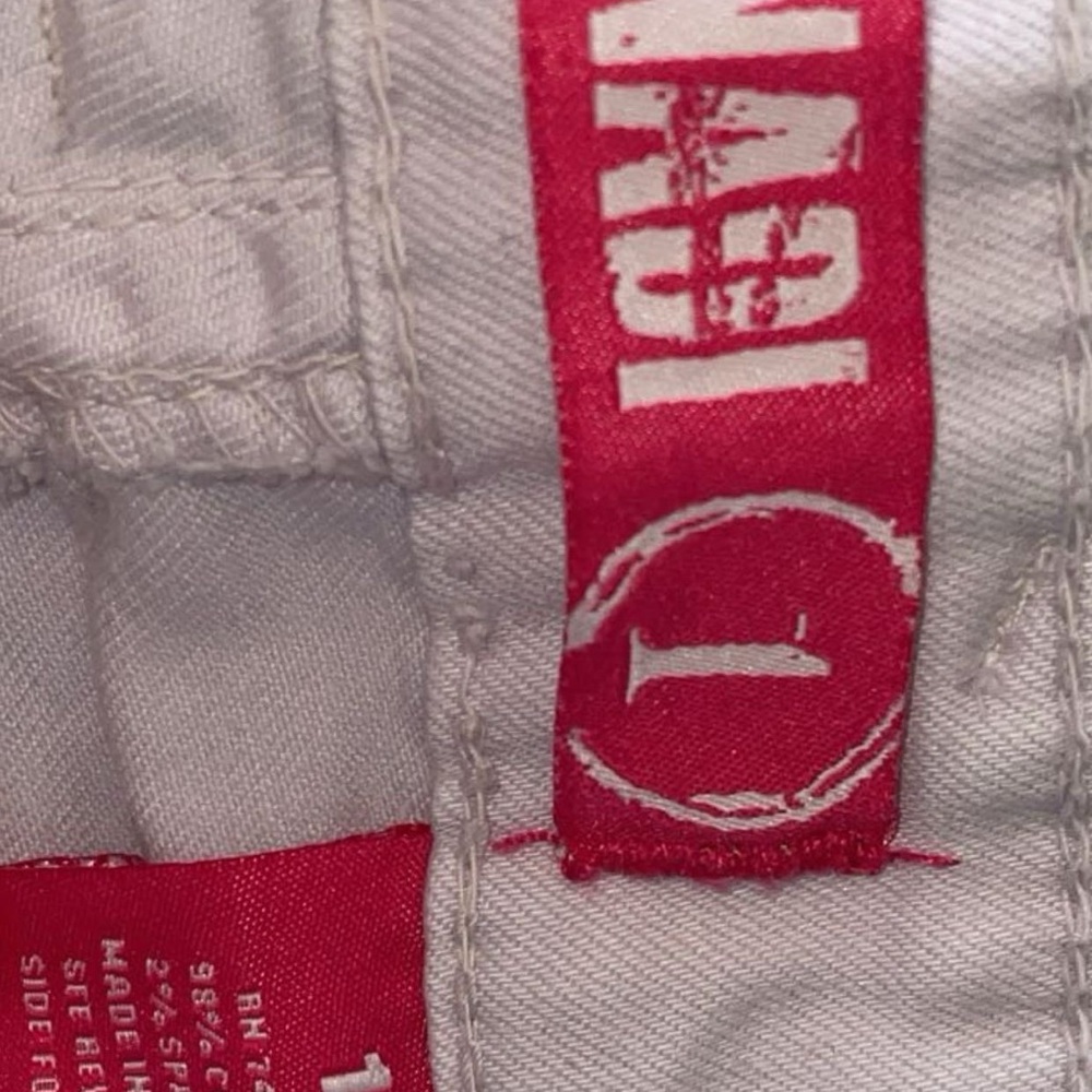 Levi's Red and White Denim